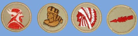 Boy and girl scout troop 1 totems