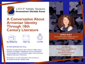 A Conversation About Armenian Identity Through 18th Century Literature